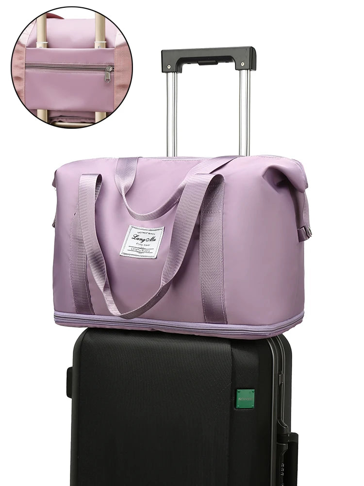 High-capacity Double-layer Wet Separation Travelling Bag