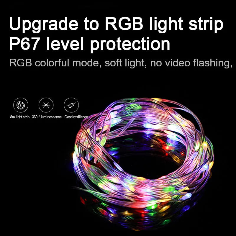 Portable LED Camping Light String